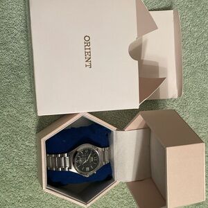 Orient Automatic Day-Date Watch 39–40mm Unisex Stainless Steel w/ Box